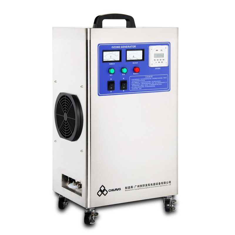 臭氧发生器如何对饮料瓶盖消毒的？